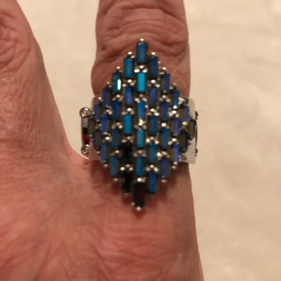 Paparazzi Hive hustle blue ring